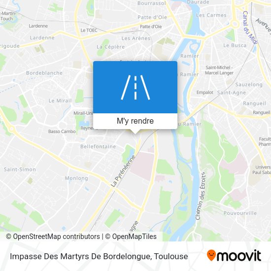 Impasse Des Martyrs De Bordelongue plan