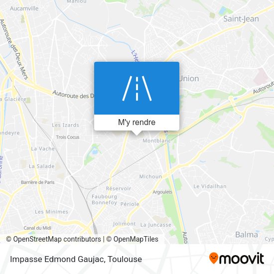 Impasse Edmond Gaujac plan