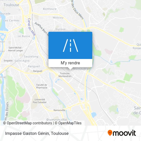 Impasse Gaston Génin plan