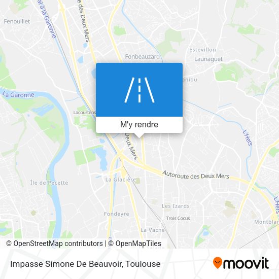 Impasse Simone De Beauvoir plan
