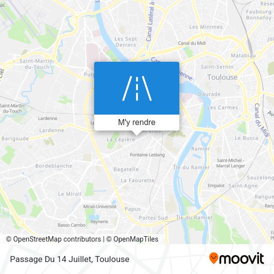Passage Du 14 Juillet plan