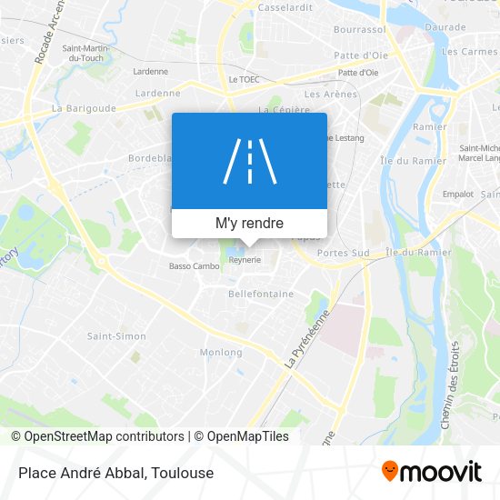 Place André Abbal plan