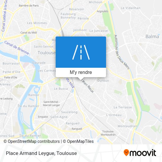 Place Armand Leygue plan