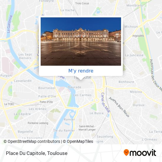 Place Du Capitole plan