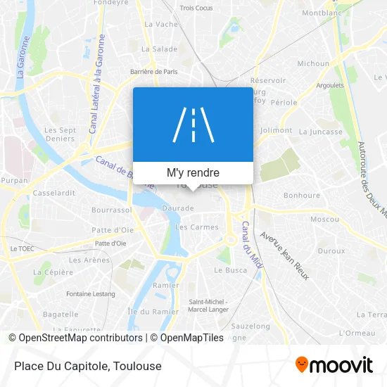 Place Du Capitole plan