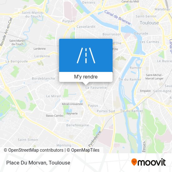 Place Du Morvan plan