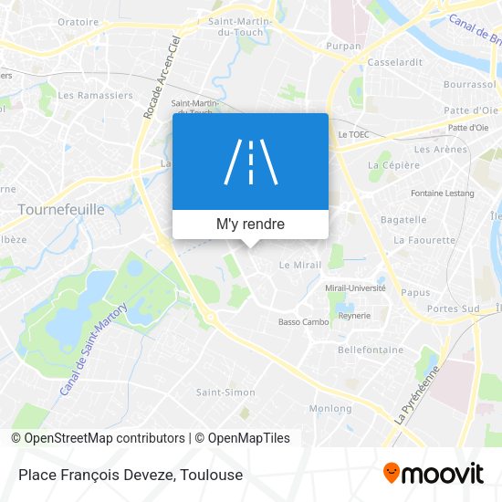 Place François Deveze plan