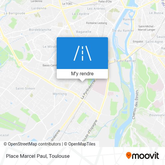 Place Marcel Paul plan