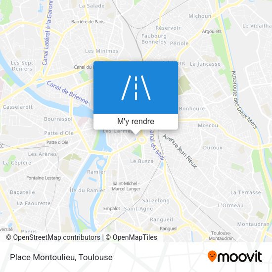 Place Montoulieu plan