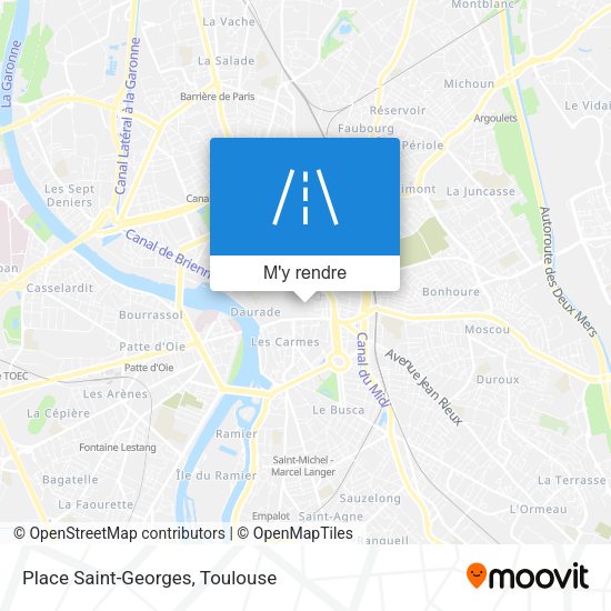 Place Saint-Georges plan