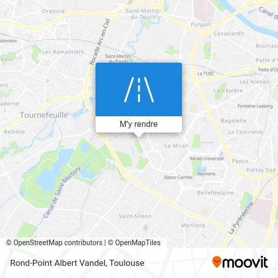 Rond-Point Albert Vandel plan