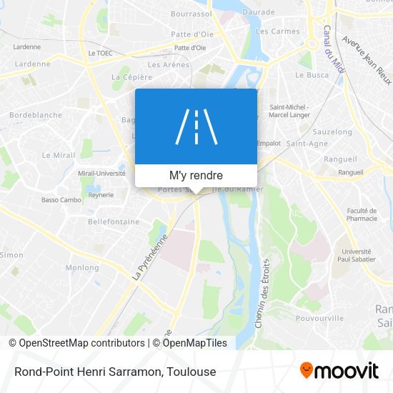 Rond-Point Henri Sarramon plan