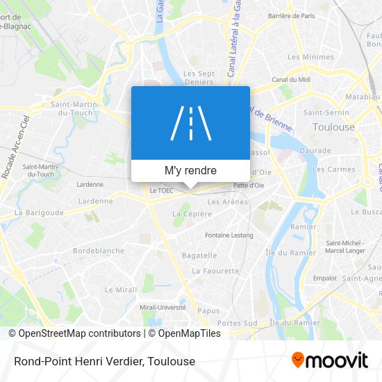 Rond-Point Henri Verdier plan