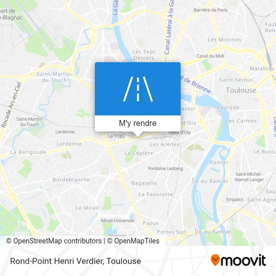 Rond-Point Henri Verdier plan