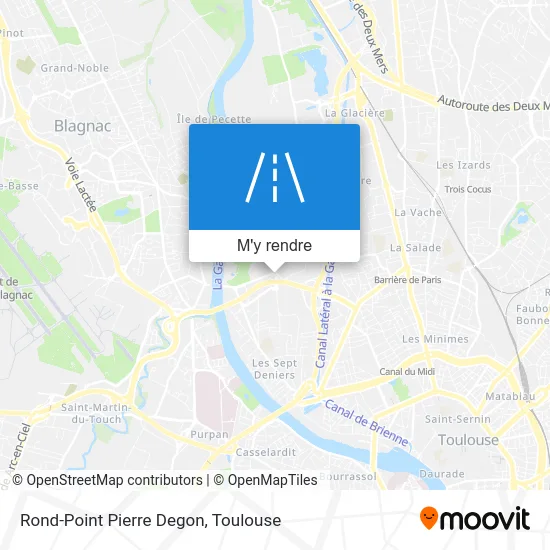 Rond-Point Pierre Degon plan