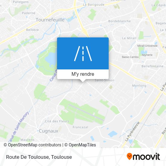 Route De Toulouse plan