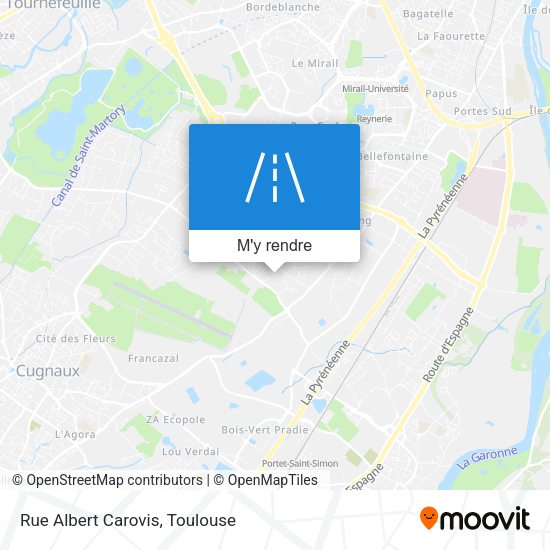 Rue Albert Carovis plan
