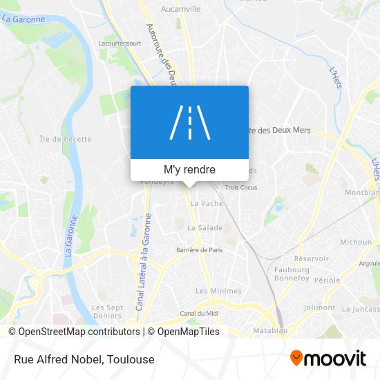 Rue Alfred Nobel plan