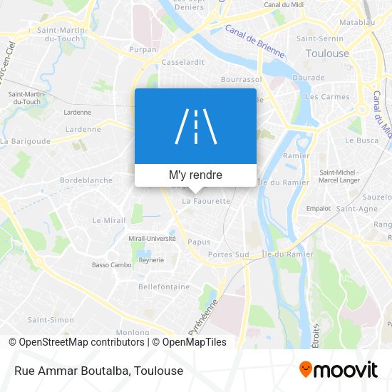 Rue Ammar Boutalba plan