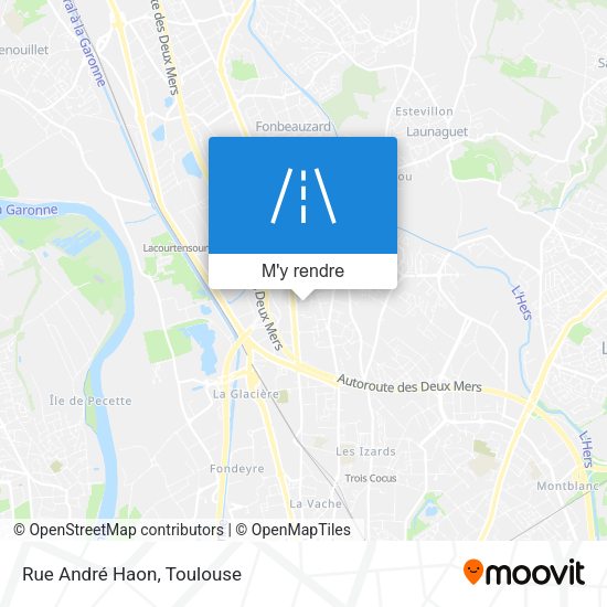 Rue André Haon plan