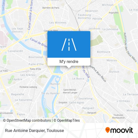 Rue Antoine Darquier plan