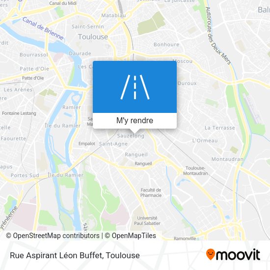 Rue Aspirant Léon Buffet plan