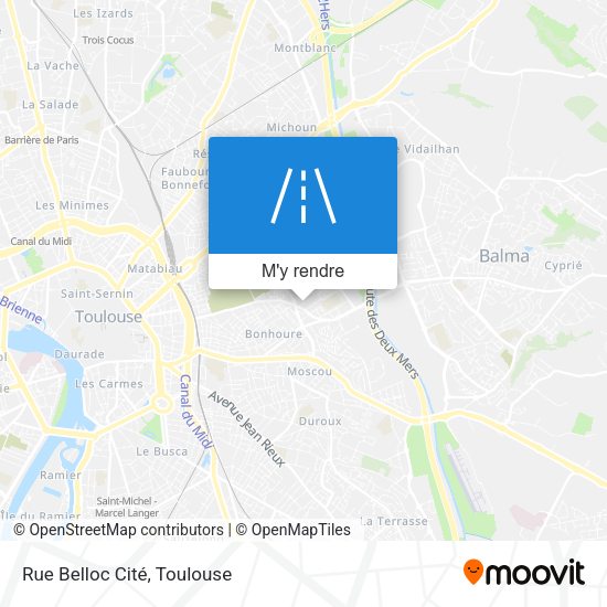 Rue Belloc Cité plan