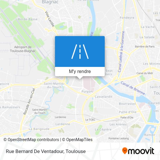 Rue Bernard De Ventadour plan