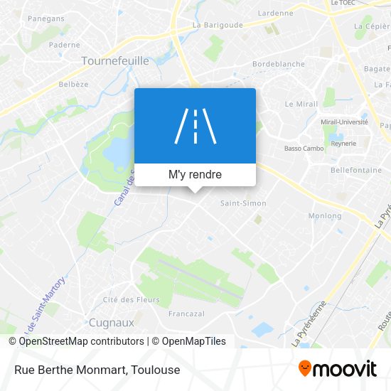 Rue Berthe Monmart plan