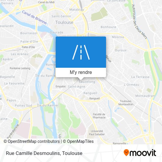 Rue Camille Desmoulins plan