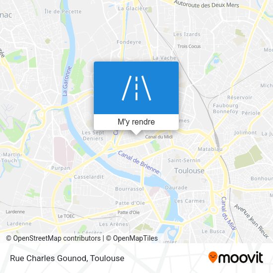 Rue Charles Gounod plan