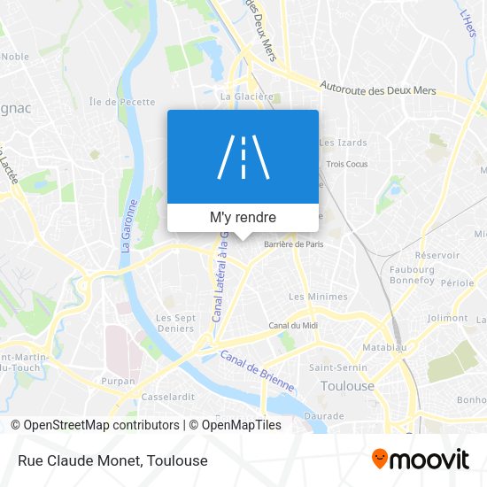 Rue Claude Monet plan
