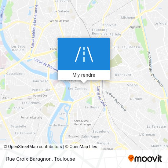 Rue Croix-Baragnon plan