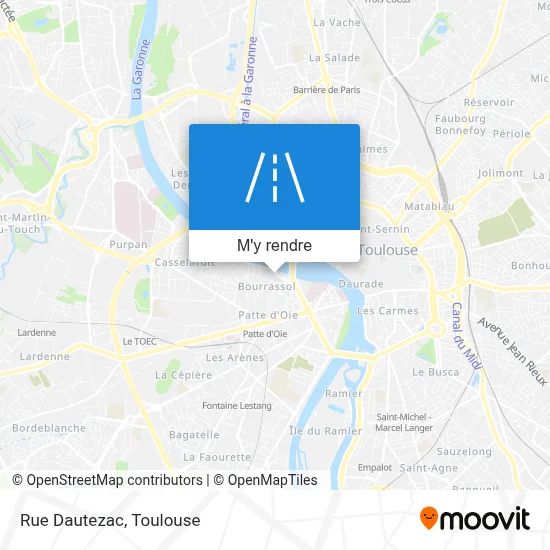 Rue Dautezac plan