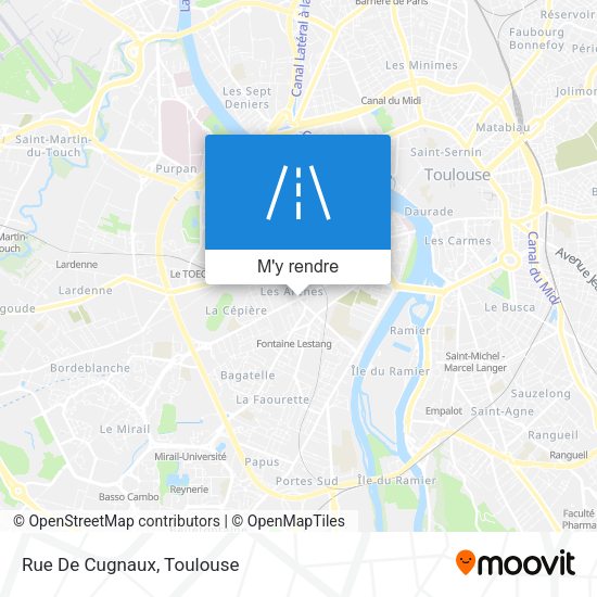 Rue De Cugnaux plan