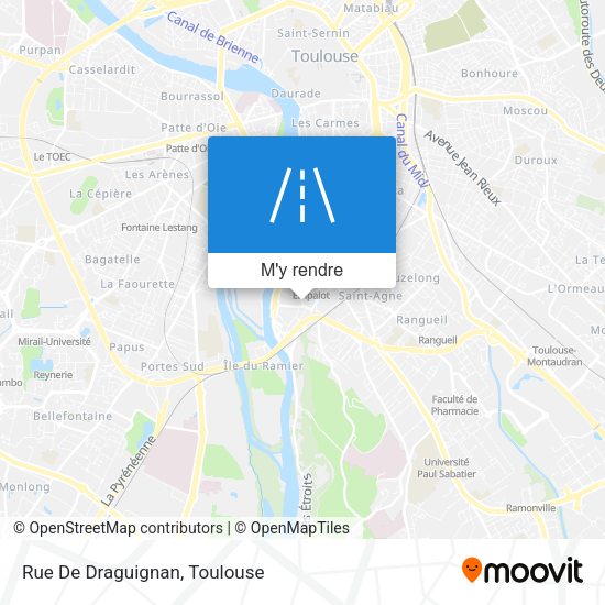 Rue De Draguignan plan
