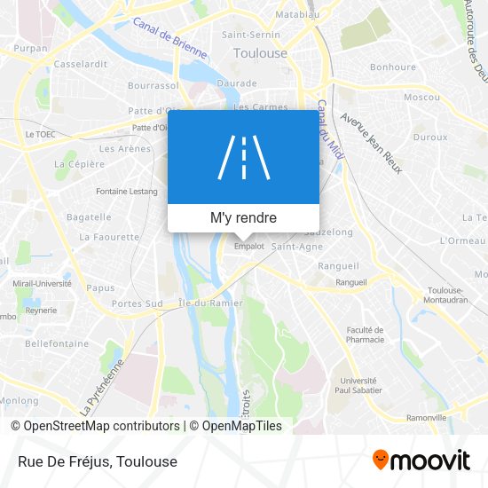 Rue De Fréjus plan