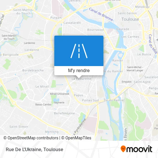 Rue De L'Ukraine plan