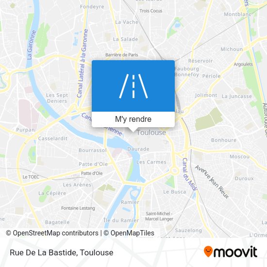 Rue De La Bastide plan