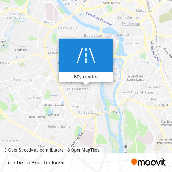Rue De La Brie plan