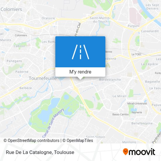 Rue De La Catalogne plan