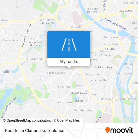 Rue De La Clarianelle plan