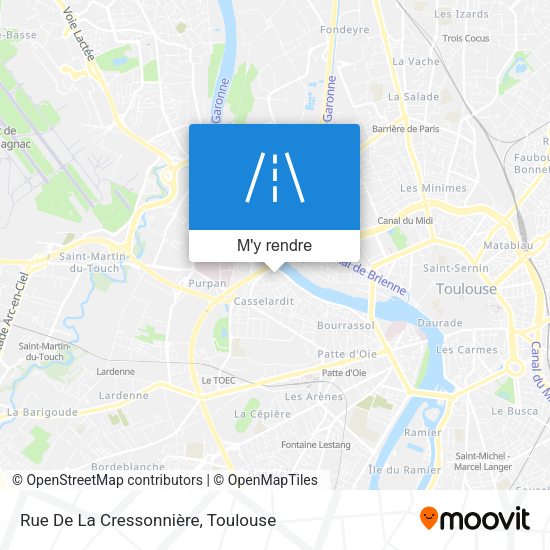 Rue De La Cressonnière plan