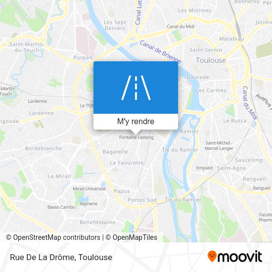 Rue De La Drôme plan