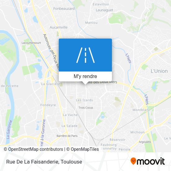 Rue De La Faisanderie plan