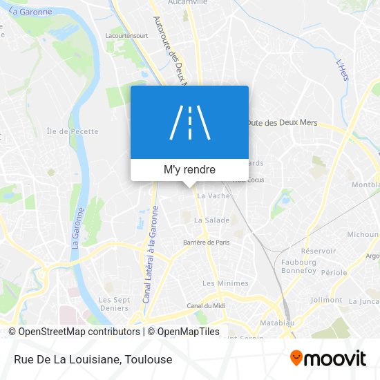 Rue De La Louisiane plan