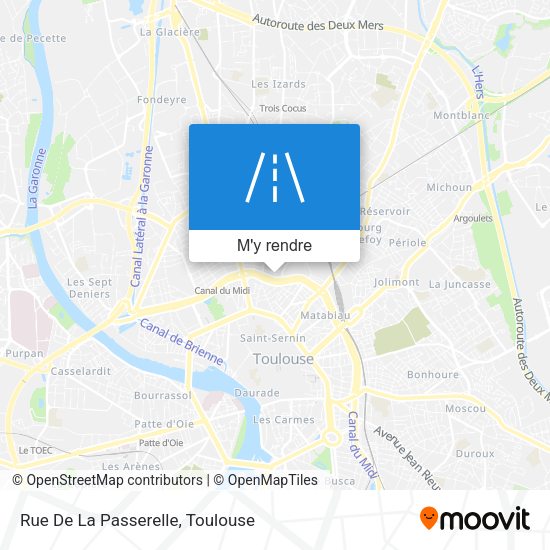 Rue De La Passerelle plan