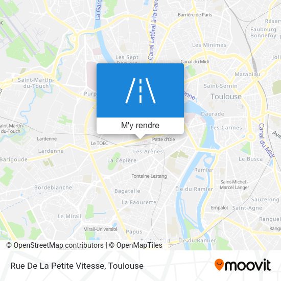 Rue De La Petite Vitesse plan