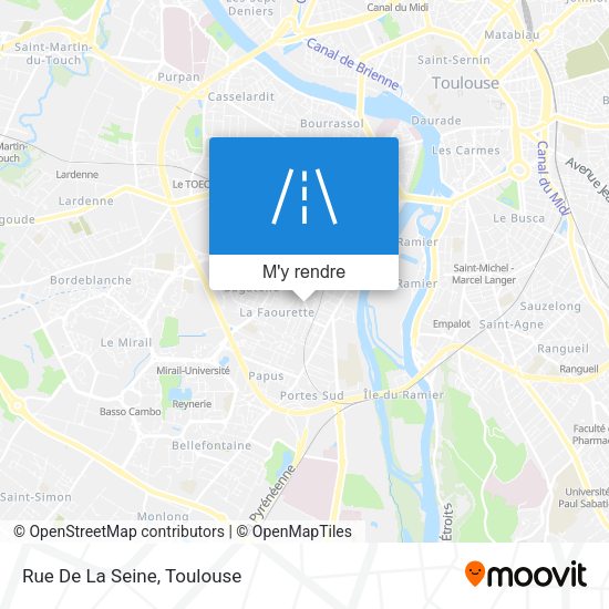 Rue De La Seine plan