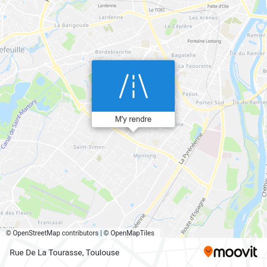 Rue De La Tourasse plan